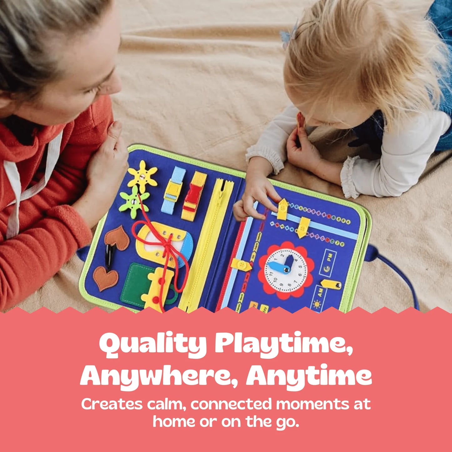 Tot&Tale™ Toddler Montessori Busy Board