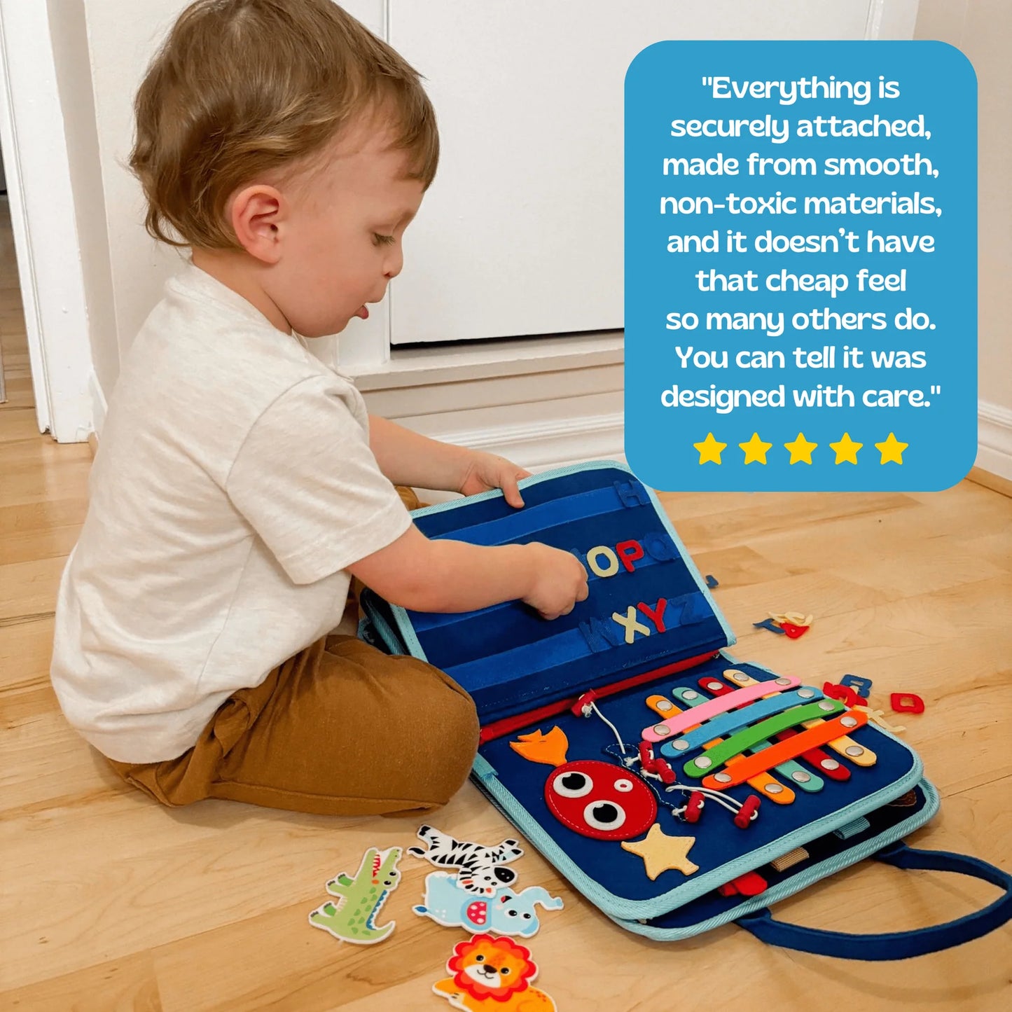 Tot&Tale™ Toddler Montessori Busy Board