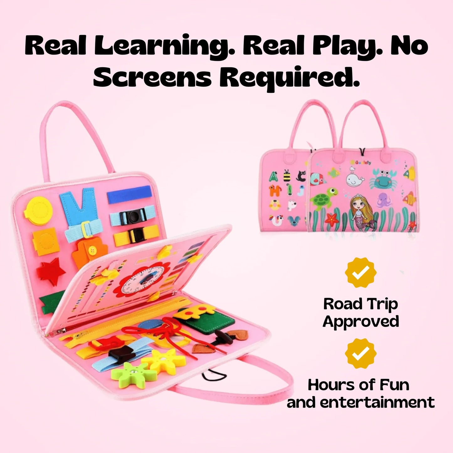 Tot&Tale™ Toddler Montessori Busy Board