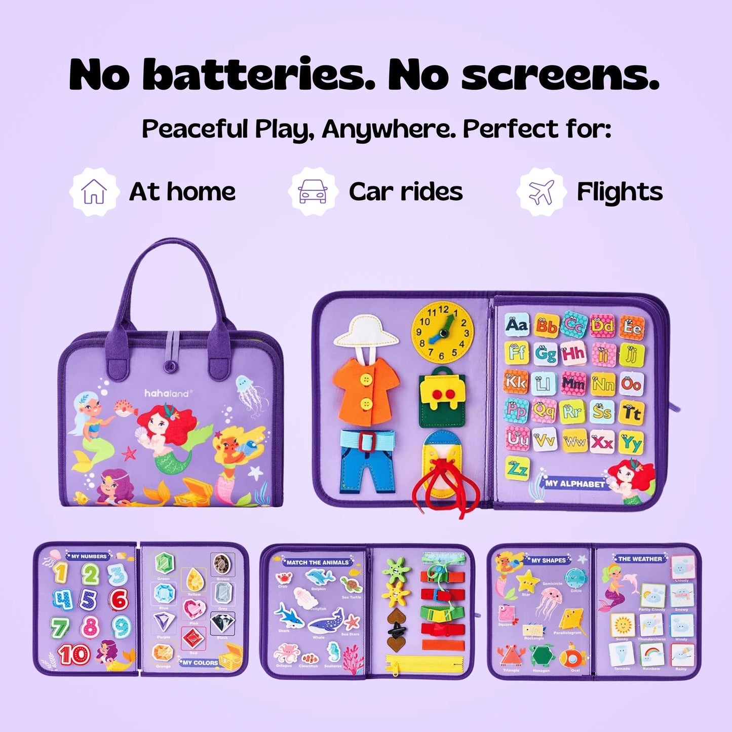 Tot&Tale™ Toddler Montessori Busy Board